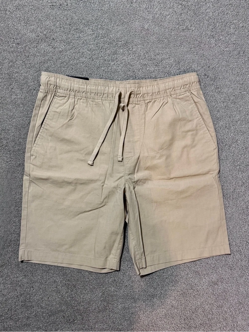 NWT Men’s Banana Republic Chino Cotton Drawstring Shorts - Tan/Khaki - M